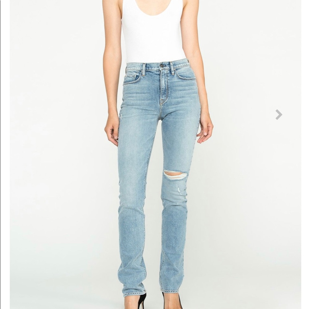 NWT Hudson Holly High Rise Straight Leg